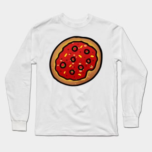 Pizza Doodle Long Sleeve T-Shirt